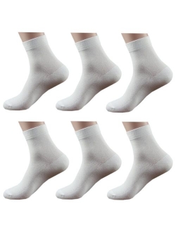 October Elf Men's Crew Socks Ankle Thin Socks Pack of 6