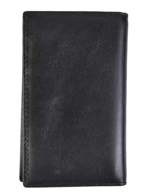 Slim Thin ID/Credit Card Holder RFID Genuine Leather Bifold Front Pocket Wallet