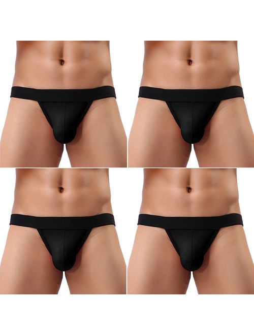 Summer Code Mens Cotton Briefs Sexy Bikini Ultra Soft Breathable Underwear