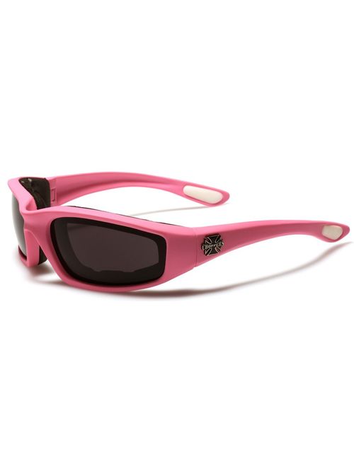 Choppers Padded Bikers Sport Sunglasses Offered in Variety of Colors