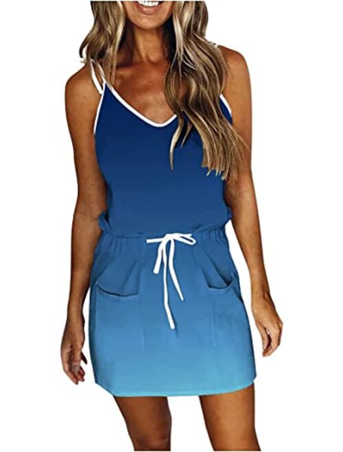 ETCYY NEW Women's Off The Shoulder Sleeveless Tiered Ruffle Pleated Casual Midi Dress