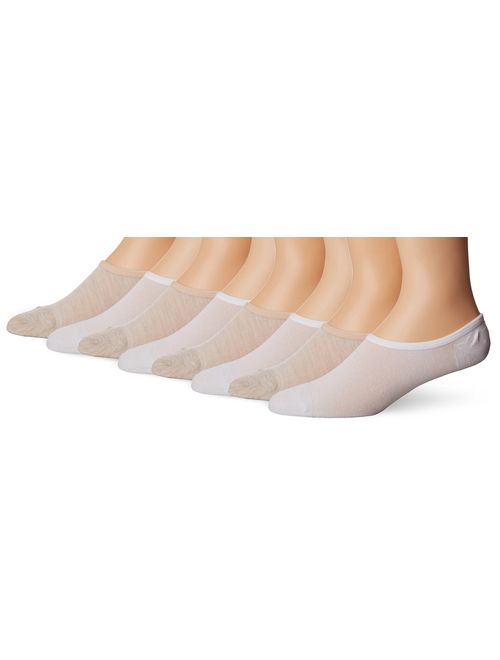 Fruit of the Loom Men's Invisible No Show Breathable Liner Socks (4 Pack)