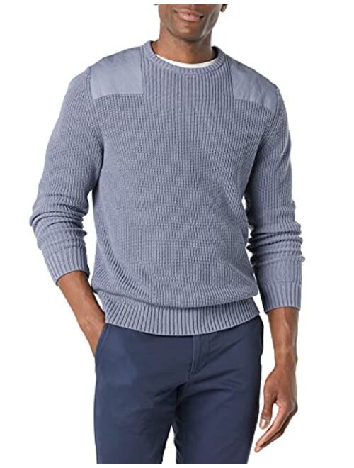 Goodthreads Men's Soft Cotton Military Sweater