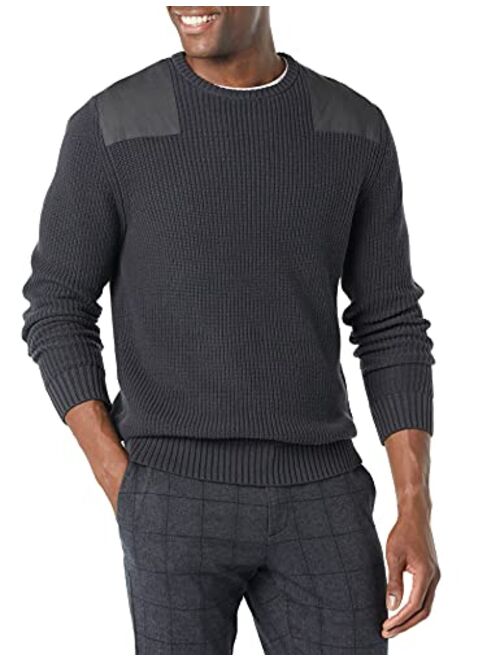 Goodthreads Men's Soft Cotton Military Sweater