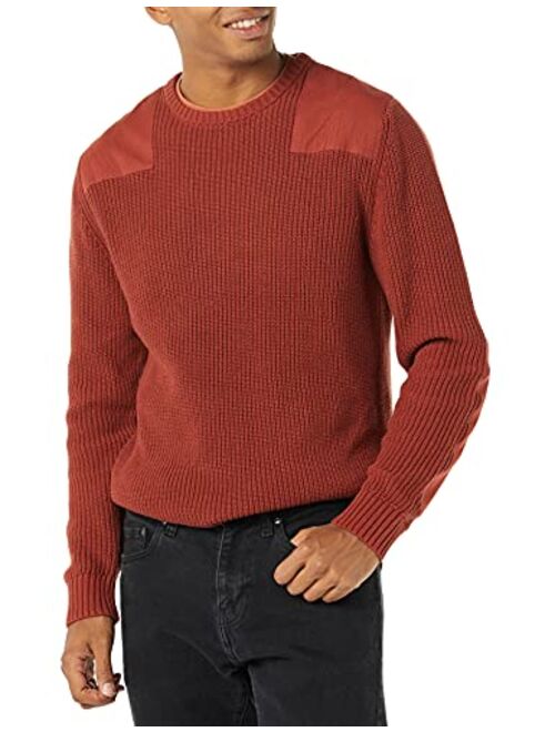 Goodthreads Men's Soft Cotton Military Sweater