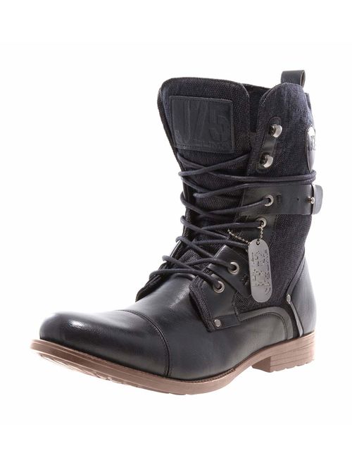 JUMP Men's Deploy Cap Toe Military Combat Boot