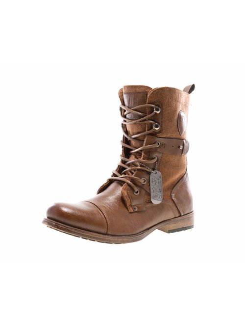 JUMP Men's Deploy Cap Toe Military Combat Boot