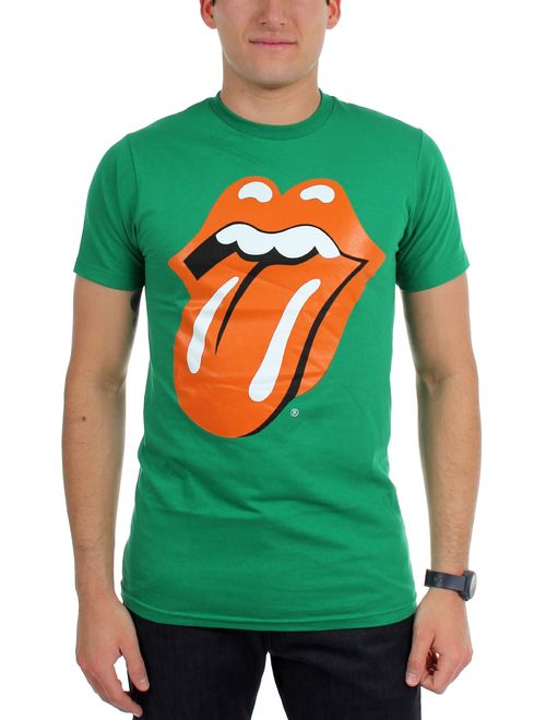 Bravado Men's Cotton Short Sleeve  Rolling Stones-Classic Tongue T-Shirt