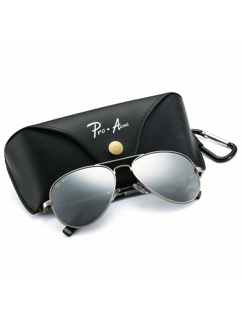 Pro Acme Polarized Aviator Sunglasses for Men and Women 100% UV Protection, 58mm