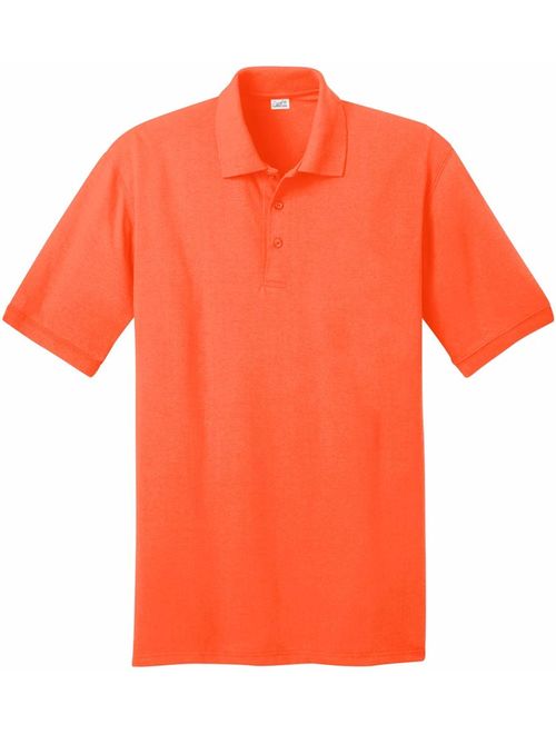 Joe's USA Men's Tall Polo Shirt in 21 Colors. Tall Sizes: LT-4XLT