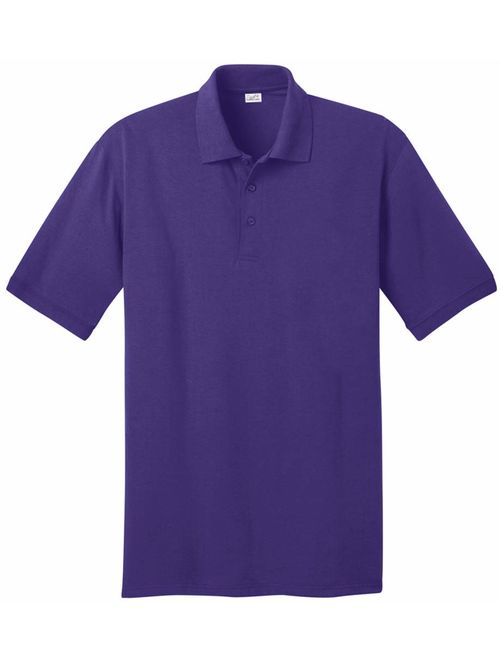 Joe's USA Men's Tall Polo Shirt in 21 Colors. Tall Sizes: LT-4XLT