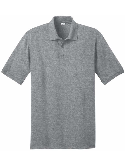 Joe's USA Men's Tall Polo Shirt in 21 Colors. Tall Sizes: LT-4XLT