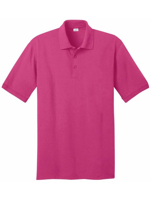 Joe's USA Men's Tall Polo Shirt in 21 Colors. Tall Sizes: LT-4XLT