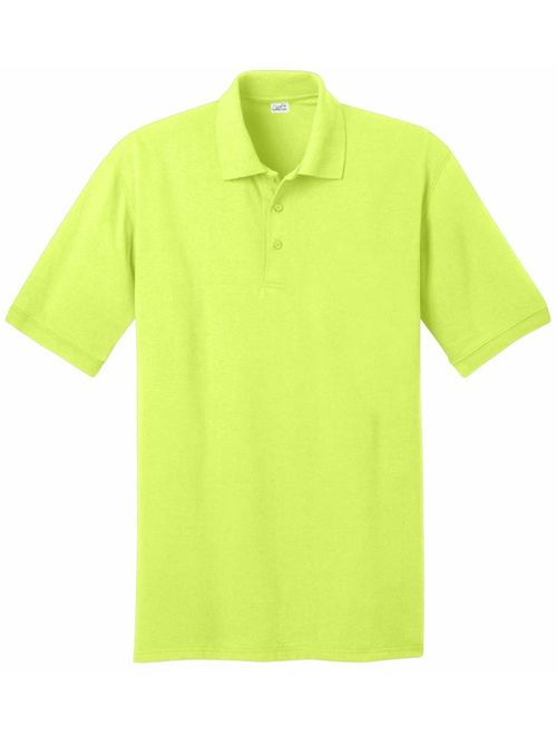 Joe's USA Men's Tall Polo Shirt in 21 Colors. Tall Sizes: LT-4XLT