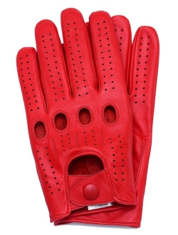 Riparo Genuine Leather Full-finger Driving Gloves