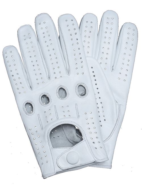 Riparo Genuine Leather Full-finger Driving Gloves