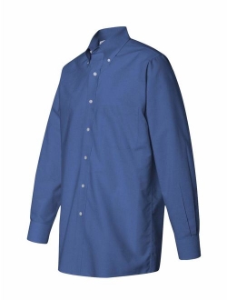 Long Sleeve Button Down Pinpoint Shirt