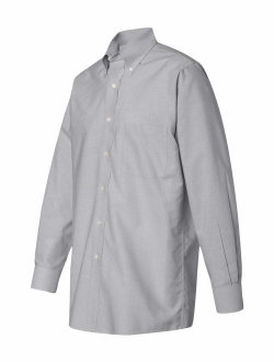 Long Sleeve Button Down Pinpoint Shirt