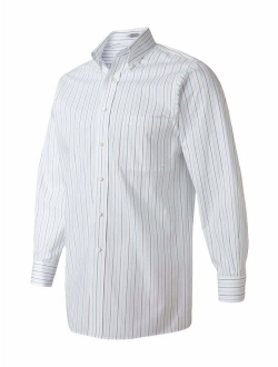 Long Sleeve Button Down Pinpoint Shirt