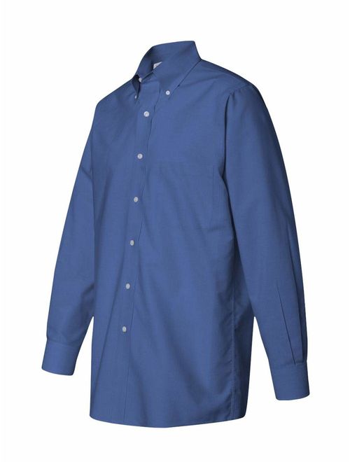 Van Heusen Long Sleeve Button Down Pinpoint Shirt