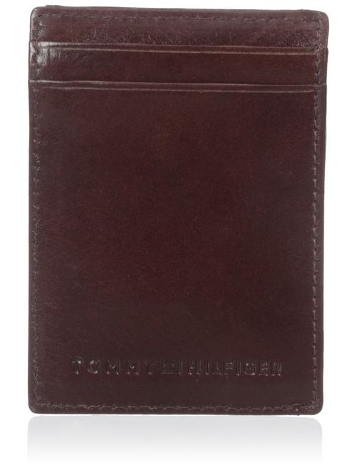 Tommy Hilfiger Men's Leather Slim Front Pocket Wallet