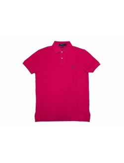 Mens Custom Fit Mesh Polo Shirt