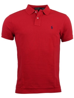 Mens Custom Fit Mesh Polo Shirt