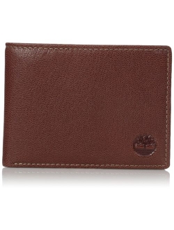 Men's Leather RFID Blocking Passcase Security Wallet