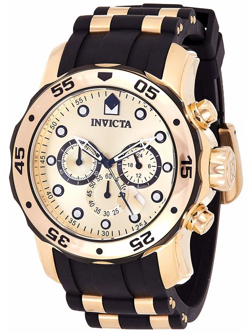 Invicta Men's 17885 Pro Diver Ion-Plated Stainless Steel Watch with Polyurethane Band