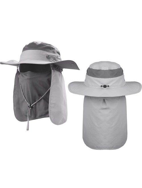 The Friendly Swede Sun Hat 2-Pack - Fishing Boonie Hat for Safari and Summer