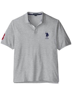 Men's Big and Tall Big & Tall Solid Short-Sleeve Pique Polo Shirt