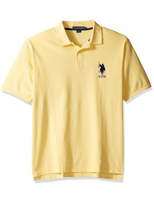 U.S. Polo Assn. Men's Big and Tall Big & Tall Solid Short-Sleeve Pique Polo Shirt