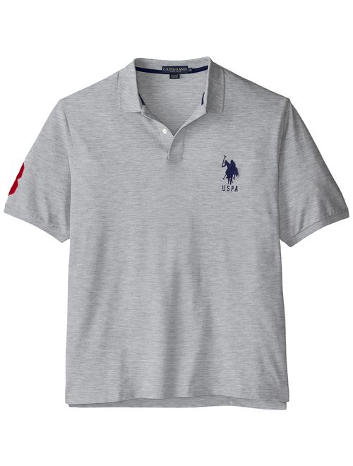 U.S. Polo Assn. Men's Big and Tall Big & Tall Solid Short-Sleeve Pique Polo Shirt