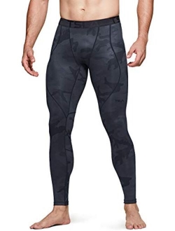 TSLA Men's (Pack of 1, 2) Thermal Wintergear Compression Baselayer Pants Leggings Tights