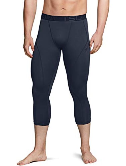 TSLA Men's (Pack of 1, 2) Thermal Wintergear Compression Baselayer Pants Leggings Tights