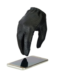 Hugger Breathable Full-Finger Touchscreen Durable Leather Gloves - Driving, Motorcycle, Riding, Patrol, Shooting