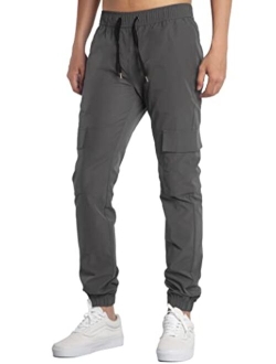 ITALY MORN Men's Stretch Chino Casual Pants