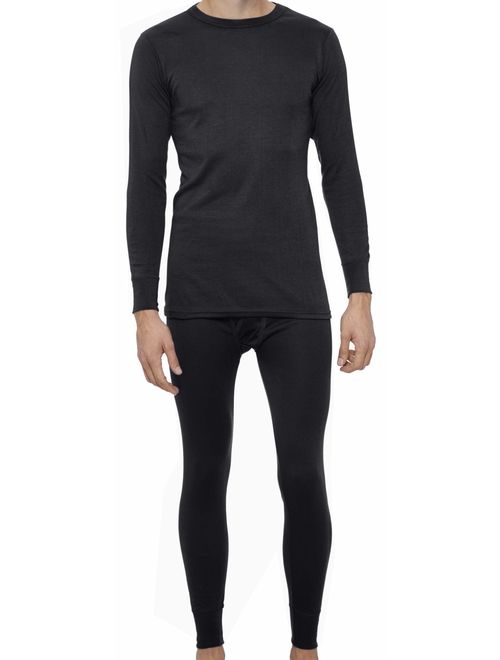 ViCherub Thermal Underwear for Men Fleece Lined Long Johns Thermals Top and  Bottom Set Base Layer for Cold Weather