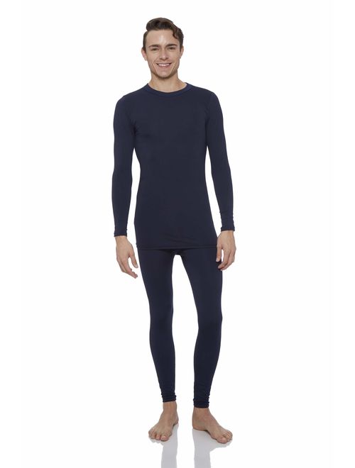 Rocky Thermal Underwear for Men Fleece Lined Thermals Men's Base Layer Long John Set