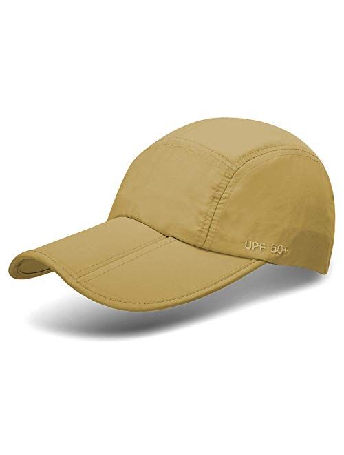 Unisex Foldable UPF 50+ Sun Protection Quick Dry Baseball Cap Portable Hats