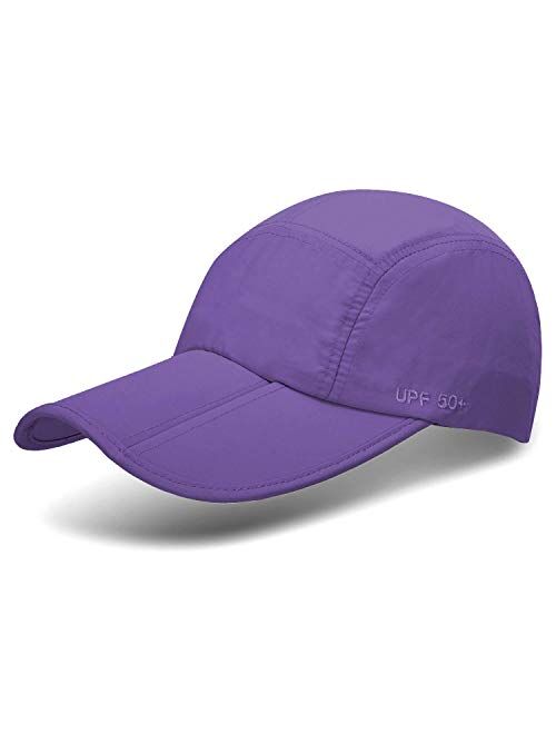 Unisex Foldable UPF 50+ Sun Protection Quick Dry Baseball Cap Portable Hats