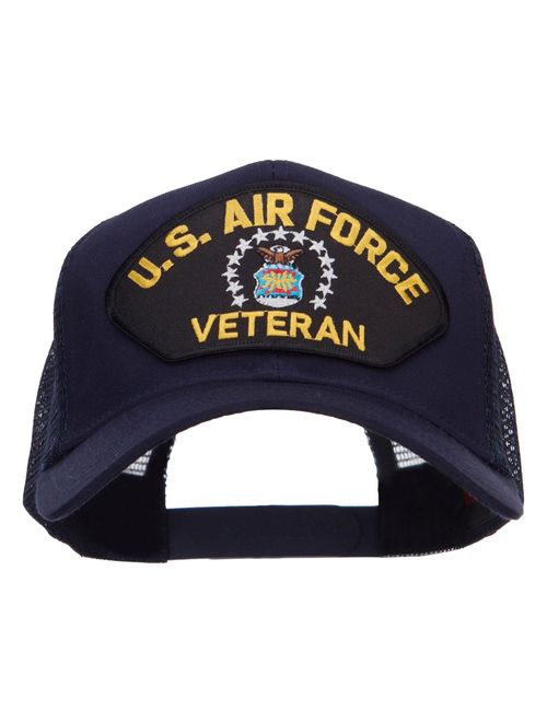 e4Hats.com US Air Force Veteran Military Patched Mesh Cap