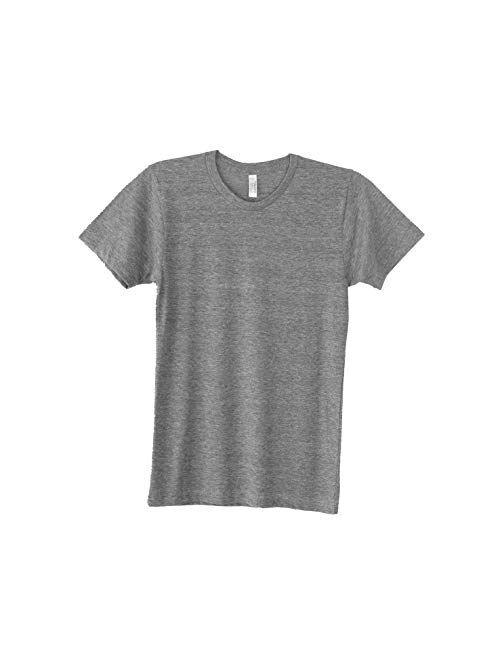 American Apparel Men's Short Sleeve Crew Neck Track T- Shirt