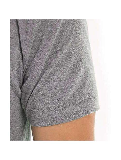 American Apparel Men's Short Sleeve Crew Neck Track T- Shirt