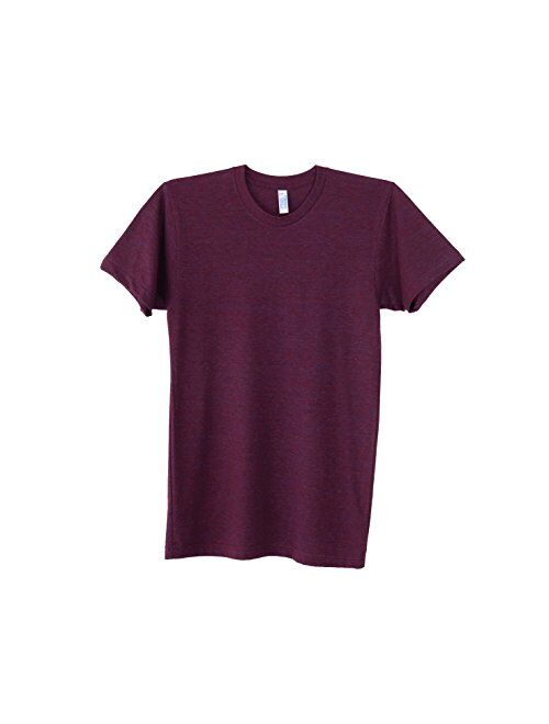 American Apparel Men's Short Sleeve Crew Neck Track T- Shirt