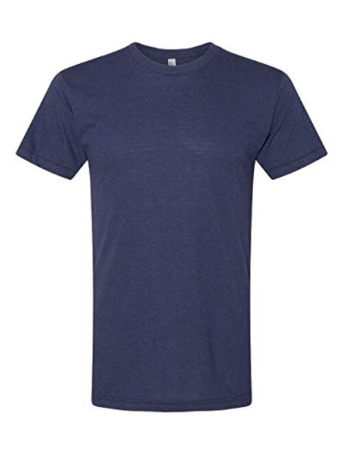 American Apparel Men's Short Sleeve Crew Neck Track T- Shirt