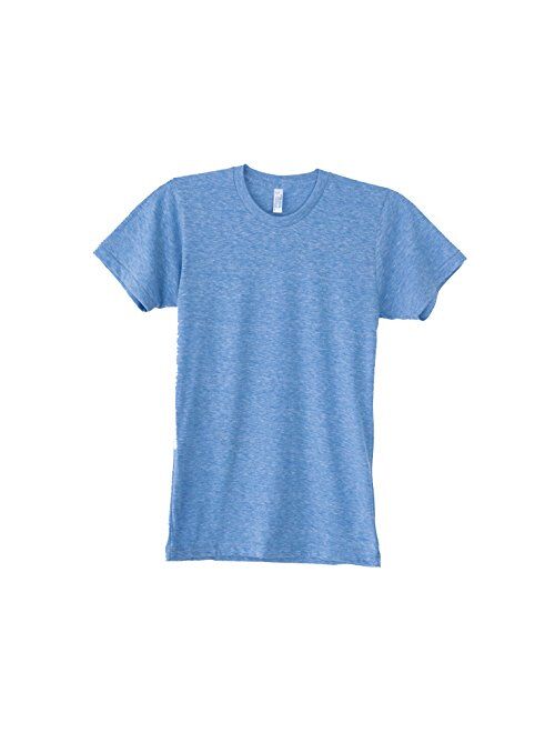 American Apparel Men's Short Sleeve Crew Neck Track T- Shirt