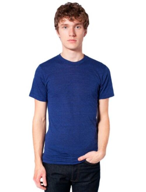 American Apparel Men's Short Sleeve Crew Neck Track T- Shirt