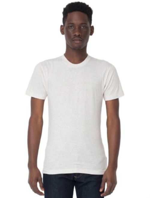 American Apparel Men's Short Sleeve Crew Neck Track T- Shirt