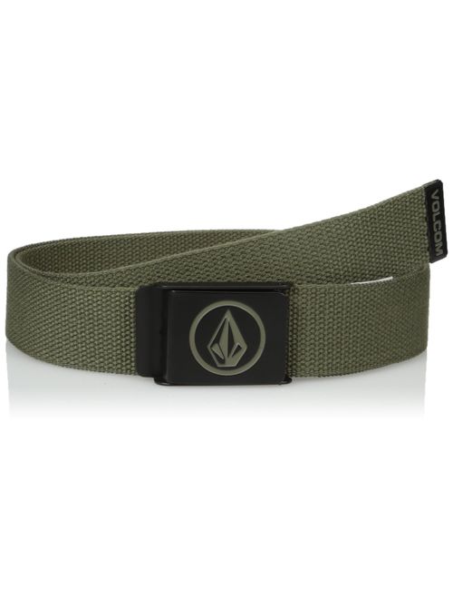 Volcom Men's Polyester Adjustable Circle Web Belt